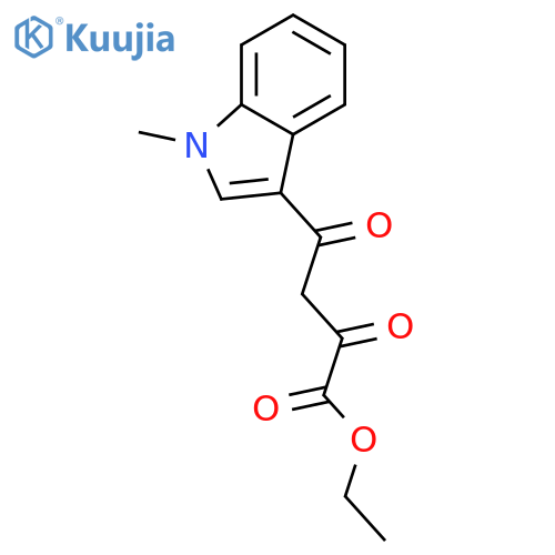 Ethyl 4-(1-Methyl-1H-indol-3-yl)-2,4-dioxobutanoate structure