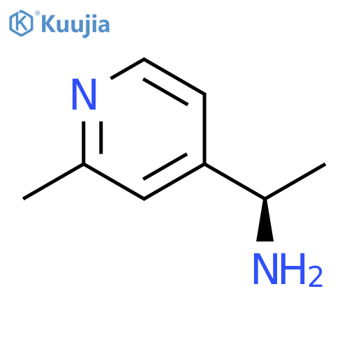 (1R)-1-(2-methylpyridin-4-yl)ethan-1-amine structure