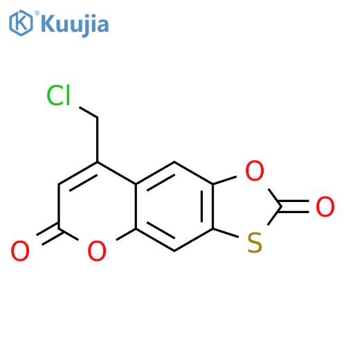 8-(chloromethyl)-2H,6H-[1,3]oxathiolo[5,4-g]chromene-2,6-dione structure