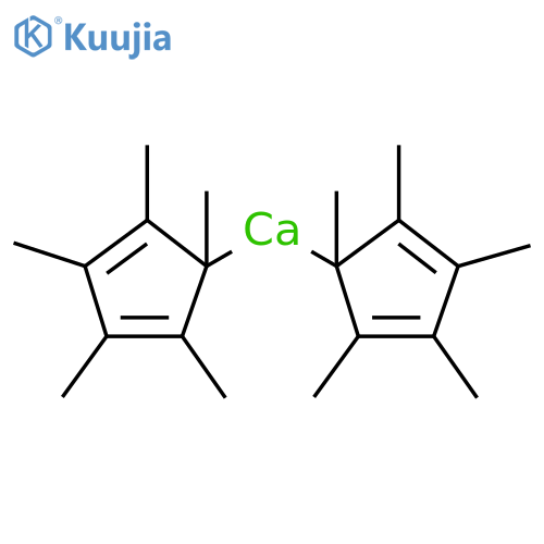 Calcium,bis(1,2,3,4,5-pentamethyl-2,4-cyclopentadien-1-yl)- structure