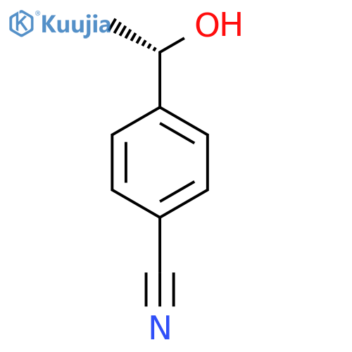 4-(1S)-1-hydroxyethylbenzonitrile structure