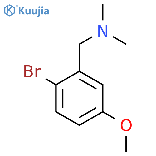 1-(2-Bromo-5-methoxyphenyl)-N,N-dimethylmethanamine structure