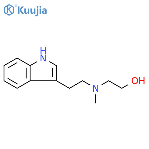 N-Hydroxyethyl-N-methyl-tryptamine structure