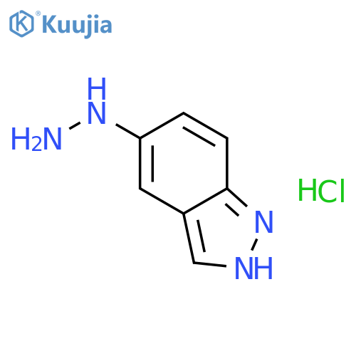 1H-Indazol-5-ylhydrazine Hydrochloride structure