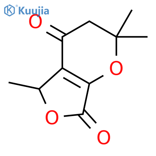 2H-Furo[3,4-b]pyran-4,7(3H,5H)-dione,2,2,5-trimethyl- structure