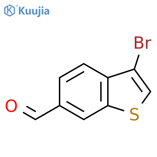 3-Bromo-1-benzothiophene-6-carbaldehyde structure
