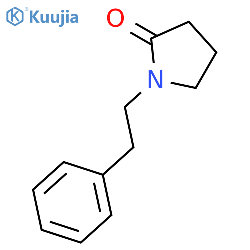 1-(2-Phenylethyl)pyrrolidin-2-one structure