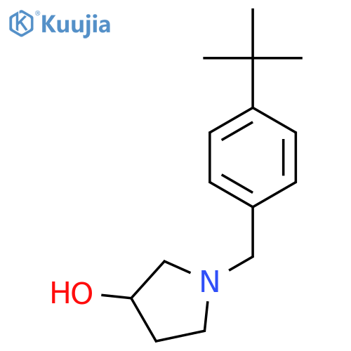 1-[(4-Tert-butylphenyl)methyl]pyrrolidin-3-ol structure