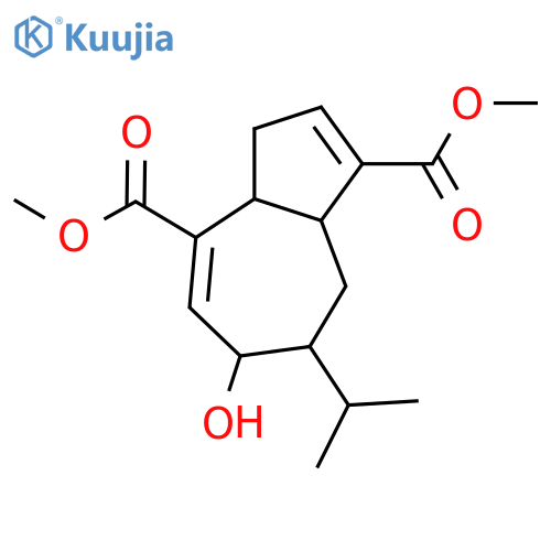 8-Hydroxy-3,9-guaiadiene-14,15-dioic acid; (1α,5β,8α)-form, Di-Me ester structure