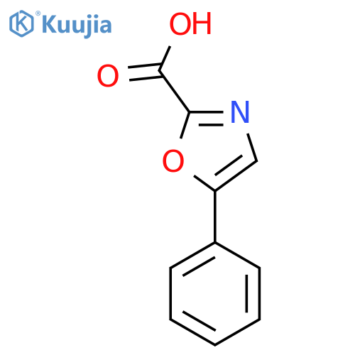 5-phenyl-1,3-oxazole-2-carboxylic acid structure