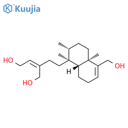 2-Butene-1,4-diol, 2-[2-[(1S,2R,4aR,8aR)-1,2,3,4,4a,7,8,8a-octahydro-5-(hydroxymethyl)-1,2,4a-trimethyl-1-naphthalenyl]ethyl]-, (2Z)- structure