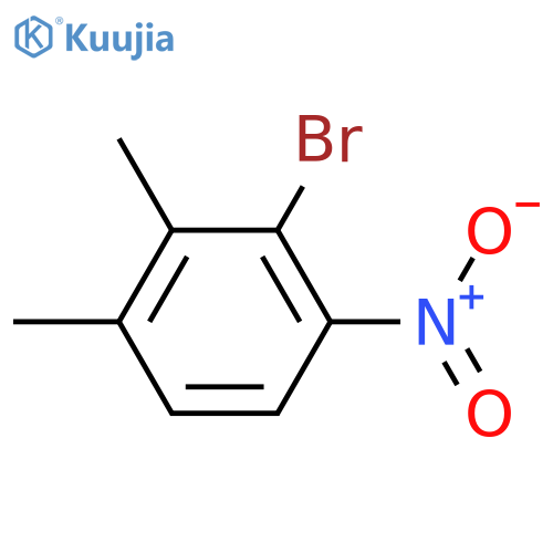 2-Bromo-3,4-dimethyl-1-nitrobenzene structure
