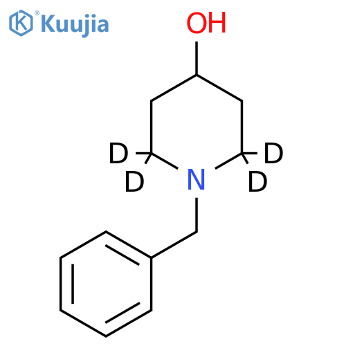 1-Benzyl-4-piperidinol-2,2,6,6-d4 structure