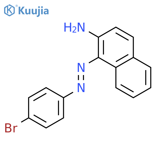 2-Naphthalenamine, 1-[(4-bromophenyl)azo]- structure
