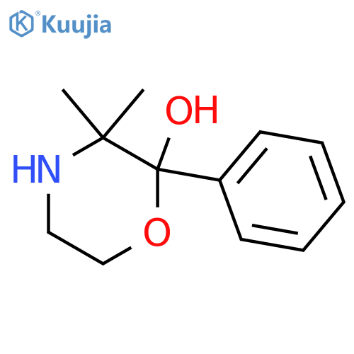 2-Morpholinol,3,3-dimethyl-2-phenyl- structure