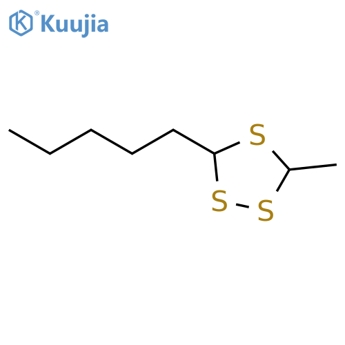 1,2,4-Trithiolane, 3-methyl-5-pentyl- structure