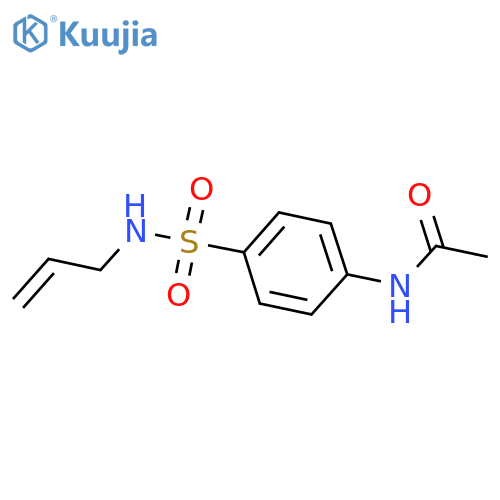 N-{4-(prop-2-en-1-yl)sulfamoylphenyl}acetamide structure