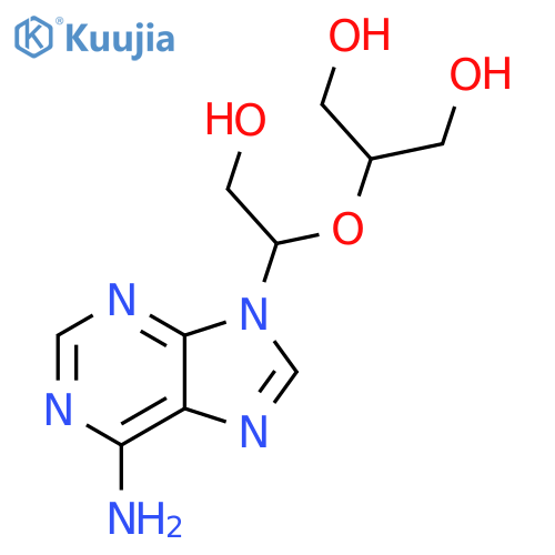 1,3-Propanediol, 2-[1-(6-amino-9H-purin-9-yl)-2-hydroxyethoxy]- structure