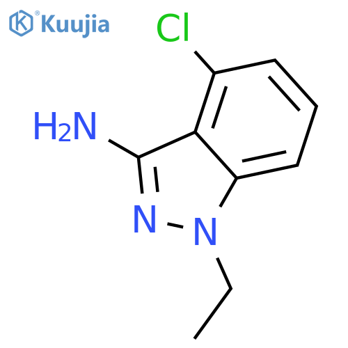 4-Chloro-1-ethyl-1H-indazol-3-amine structure