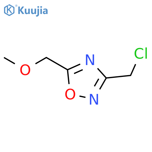 3-(Chloromethyl)-5-(methoxymethyl)-1,2,4-oxadiazole structure