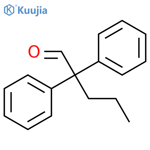 Benzeneacetaldehyde, a-phenyl-a-propyl- structure