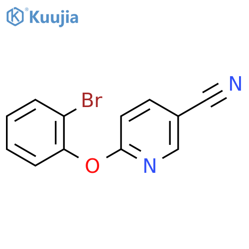 6-(2-bromophenoxy)pyridine-3-carbonitrile structure