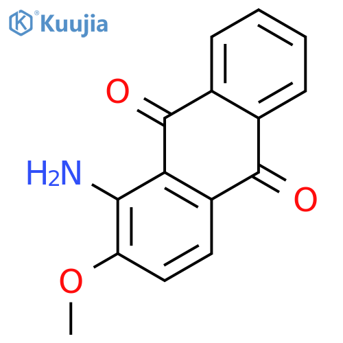 9,10-Anthracenedione,1-amino-2-methoxy- structure