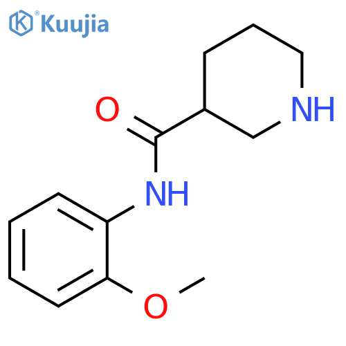 N-(2-methoxyphenyl)piperidine-3-carboxamide structure