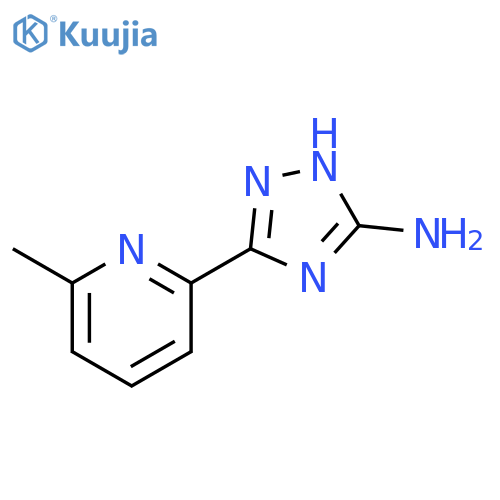 5-(6-methylpyridin-2-yl)-4H-1,2,4-triazol-3-amine structure