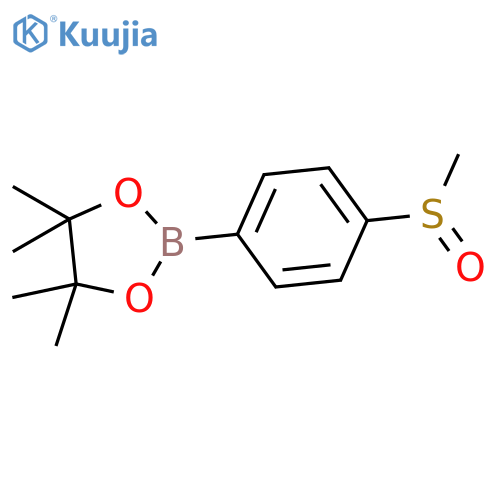 4-Methylsulfinylphenylboronic Acid Pinacol Ester structure