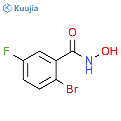 2-bromo-5-fluoro-N-hydroxybenzamide structure