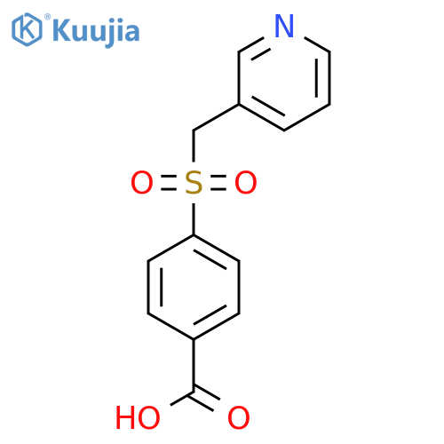 4-(Pyridin-3-ylmethanesulfonyl)benzoic acid structure