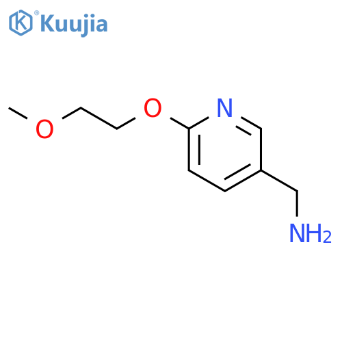 [6-(2-Methoxyethoxy)pyridin-3-yl]methanamine structure
