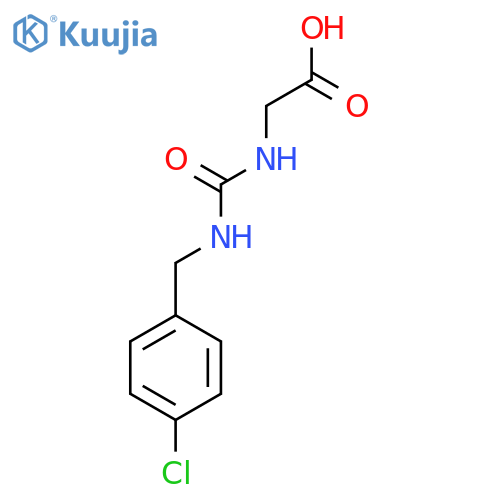 2-({(4-Chlorophenyl)methylcarbamoyl}amino)acetic Acid structure