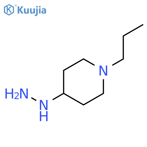 4-hydrazinyl-1-propylpiperidine structure