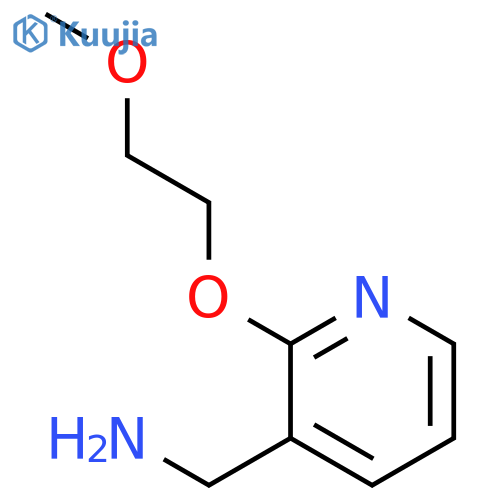 [2-(2-methoxyethoxy)pyridin-3-yl]methanamine structure