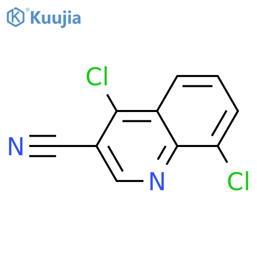 4,8-Dichloroquinoline-3-carbonitrile structure