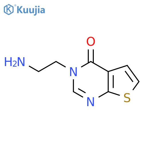 3-(2-Aminoethyl)thieno[2,3-d]pyrimidin-4(3H)-one structure