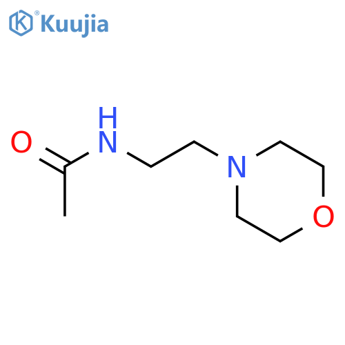 Acetamide, N-[2-(4-morpholinyl)ethyl]- structure