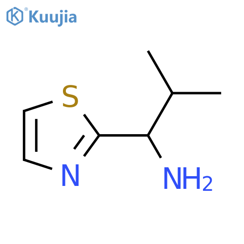 2-Methyl-1-(1,3-thiazol-2-yl)propan-1-amine structure