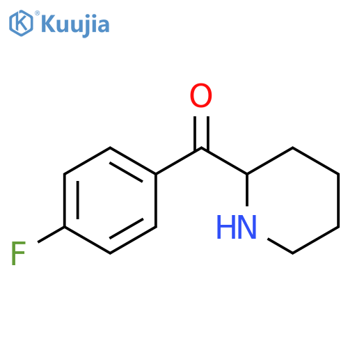 2-[(4-Fluorophenyl)carbonyl]piperidine HCl structure
