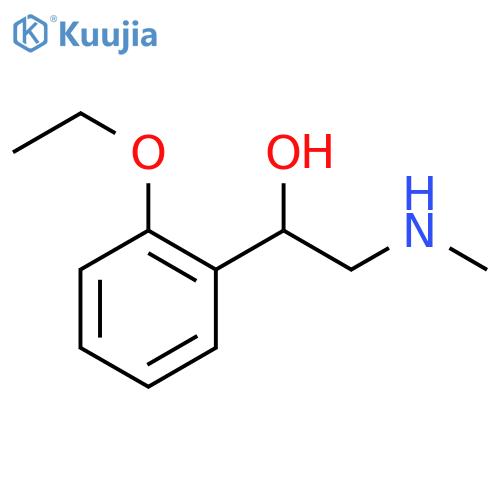 1-(2-ethoxyphenyl)-2-(methylamino)ethan-1-ol structure
