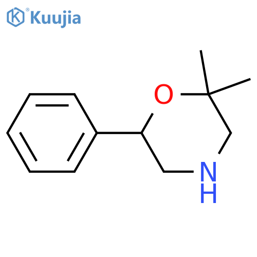 2,2-Dimethyl-6-phenylmorpholine structure