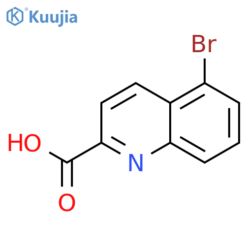 5-Bromoquinoline-2-carboxylic acid structure