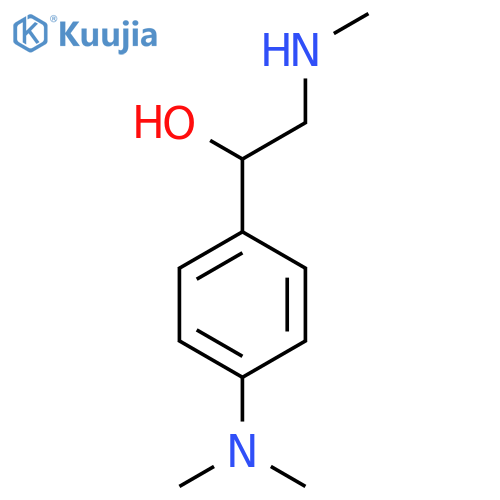 1-4-(dimethylamino)phenyl-2-(methylamino)ethan-1-ol structure