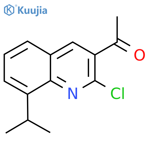 1-(2-Chloro-8-isopropylquinolin-3-yl)ethanone structure