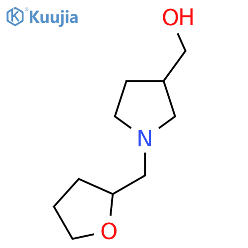 {1-[(Oxolan-2-yl)methyl]pyrrolidin-3-yl}methanol structure