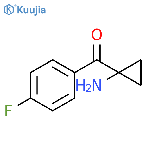 1-(4-fluorobenzoyl)cyclopropan-1-amine structure