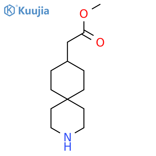 methyl 2-{3-azaspiro5.5undecan-9-yl}acetate structure