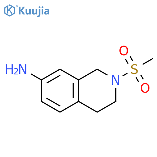 7-Isoquinolinamine, 1,2,3,4-tetrahydro-2-(methylsulfonyl)- structure